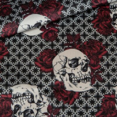 skulls roses linings